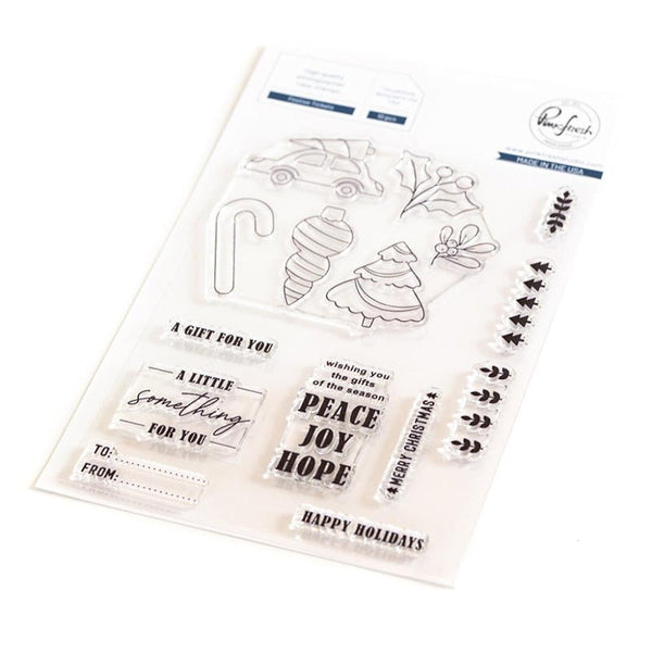 Pinkfresh Studio Clear Stamps Festive Tickets