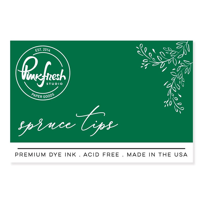 Pinkfresh Studio Dye Ink Pad Spruce Tips