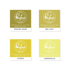 Pinkfresh Studio Mini Ink Cube 4pc Weeping Willow