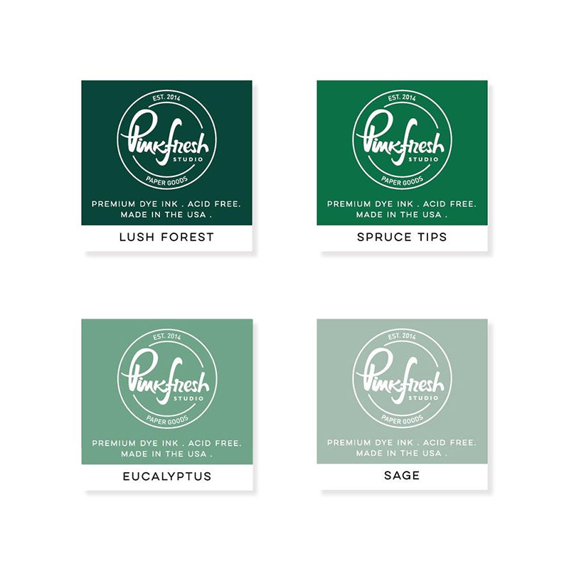 Pinkfresh Studio Mini Ink Cube 4pc Green Gables