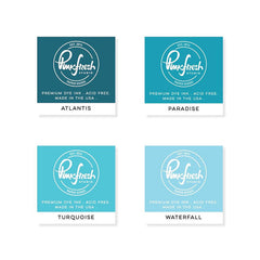 Pinkfresh Studio Mini Ink Cube 4pc Amalfi Coast