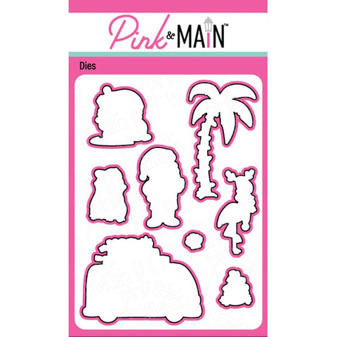 Pink & Main Dies Beachy Christmas