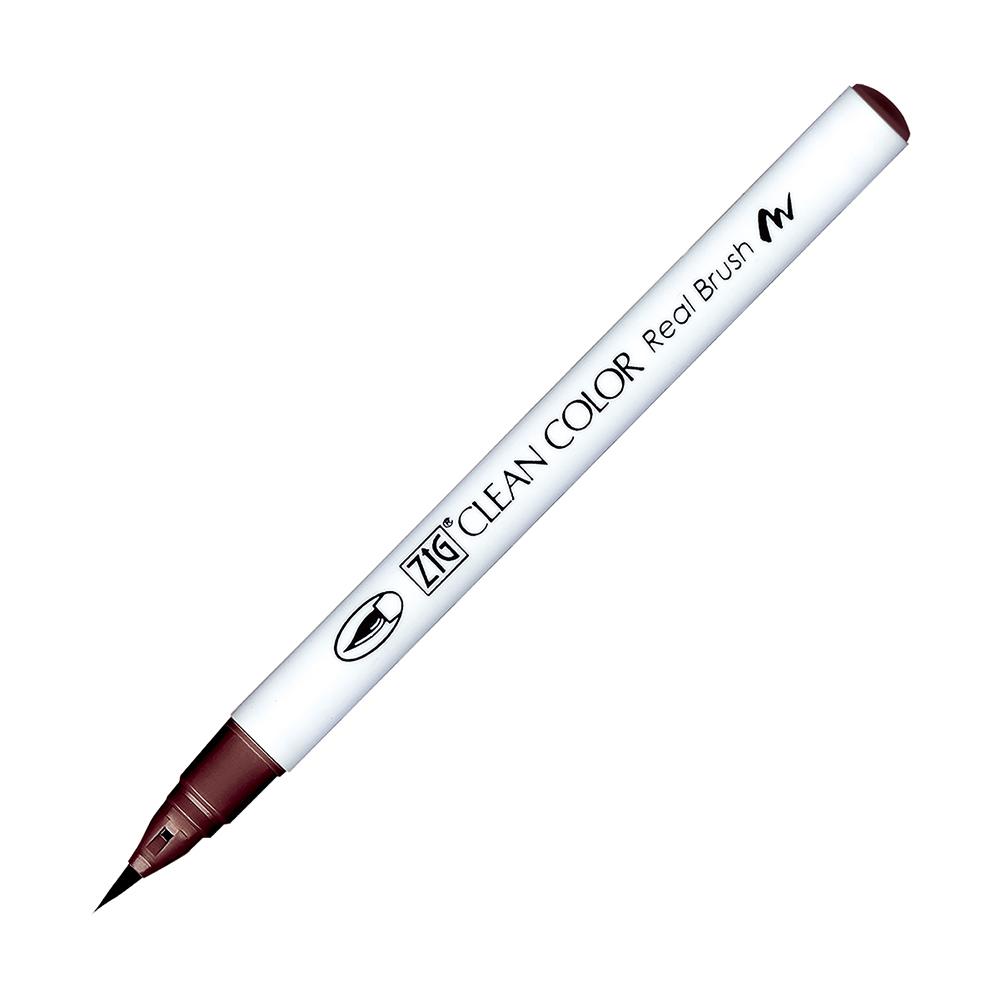 Zig Clean Real Brush Marker 207 Bordeaux Red