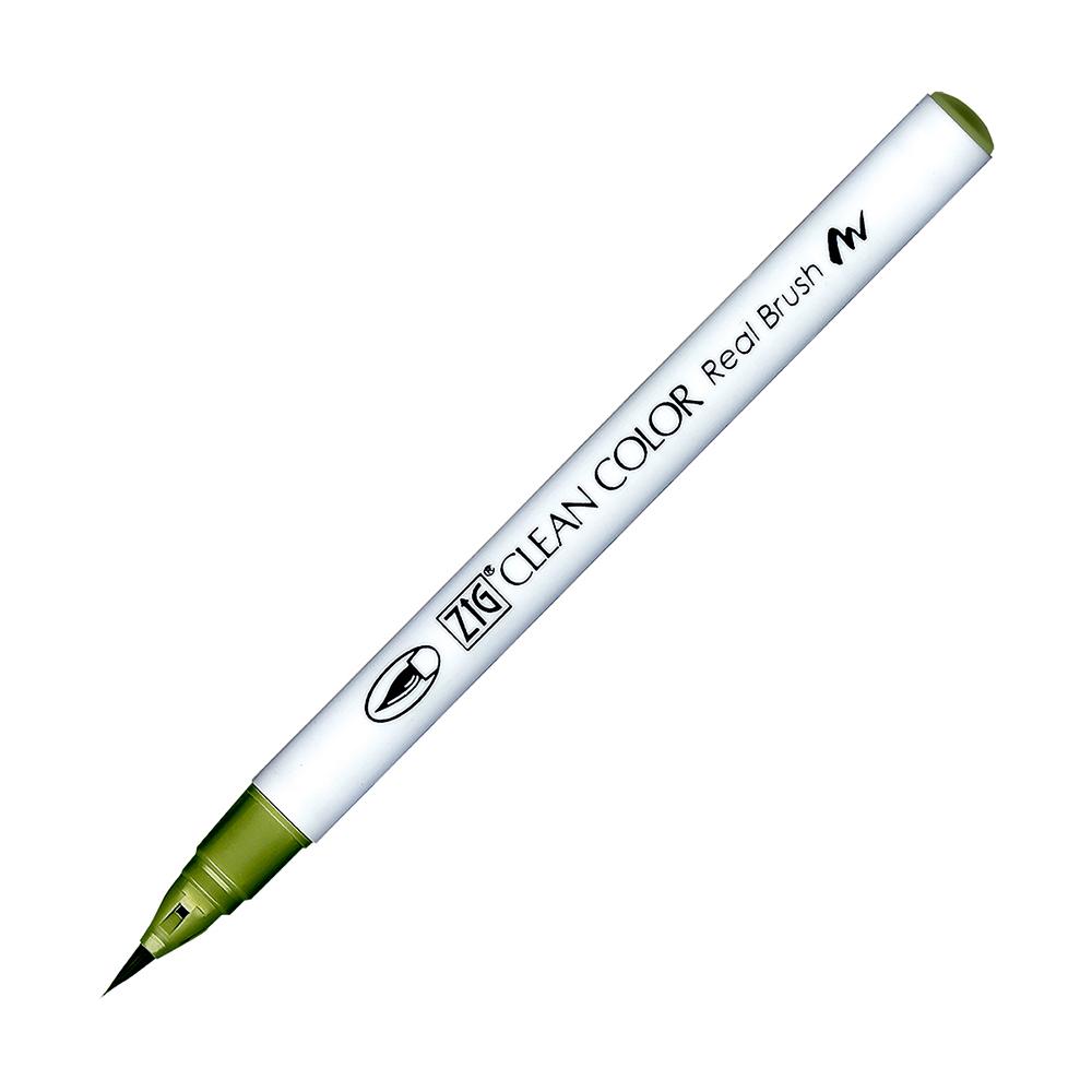 Zig Clean Real Brush Marker 404 Smoky Olive