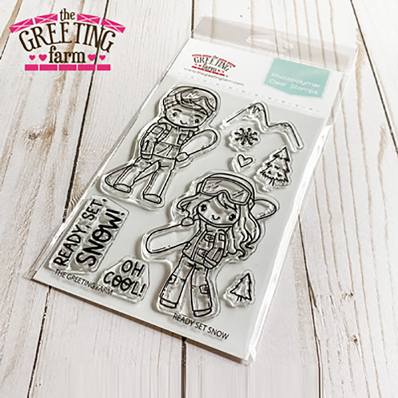 The Greeting Farm Clear Stamps Ready Set Snow