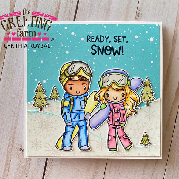 The Greeting Farm Clear Stamps Ready Set Snow