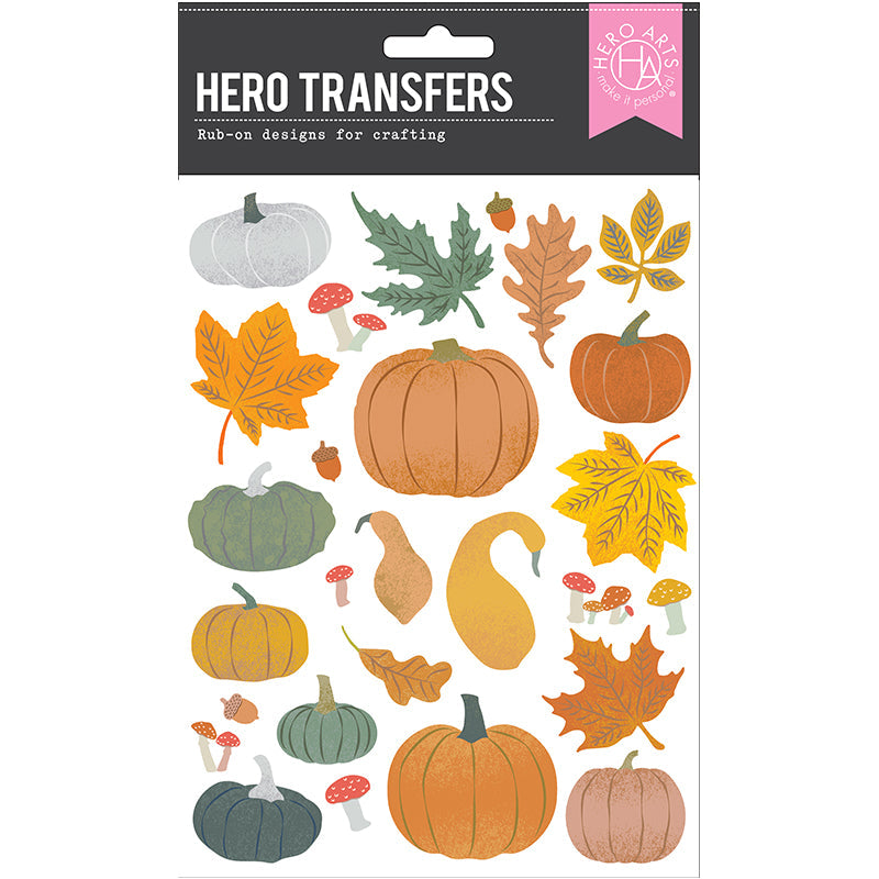 Hero Arts Hero Transfer Pumpkin & Leaves Hero Transfers
