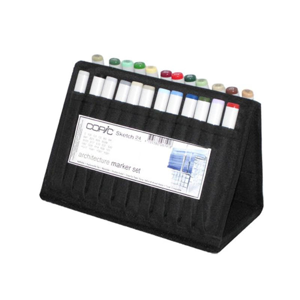 COPIC Sketch Marker 24pc Wallet Architecture