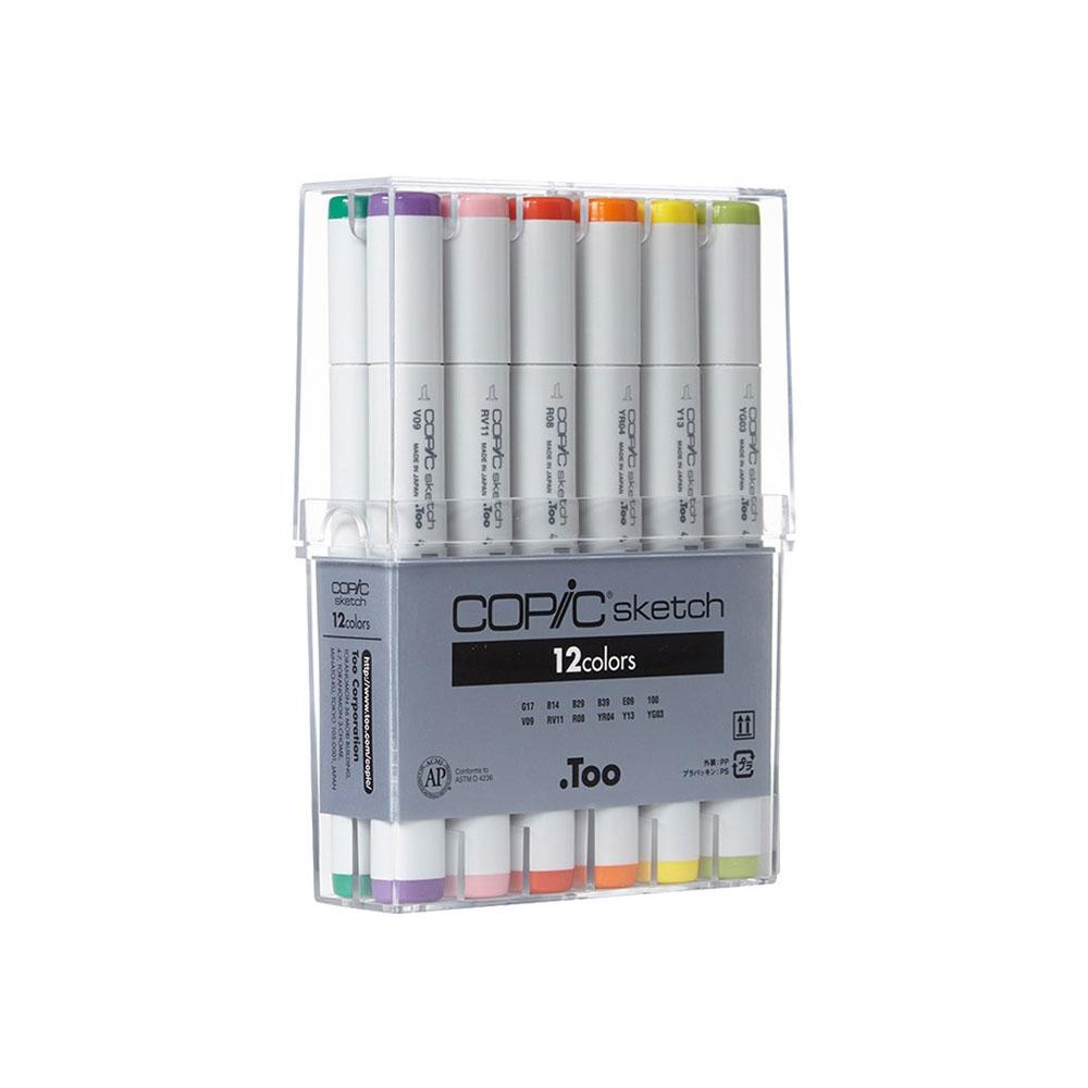 COPIC Sketch Marker 12pc Basic