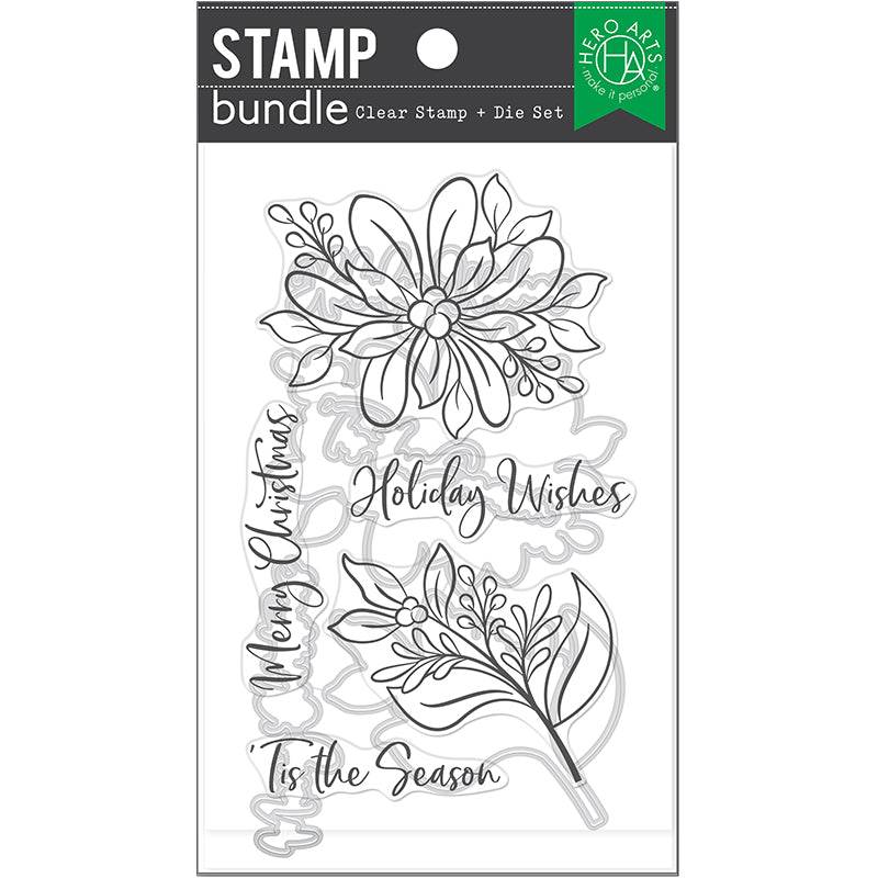 Hero Arts Stamps & Dies Merry Foliage