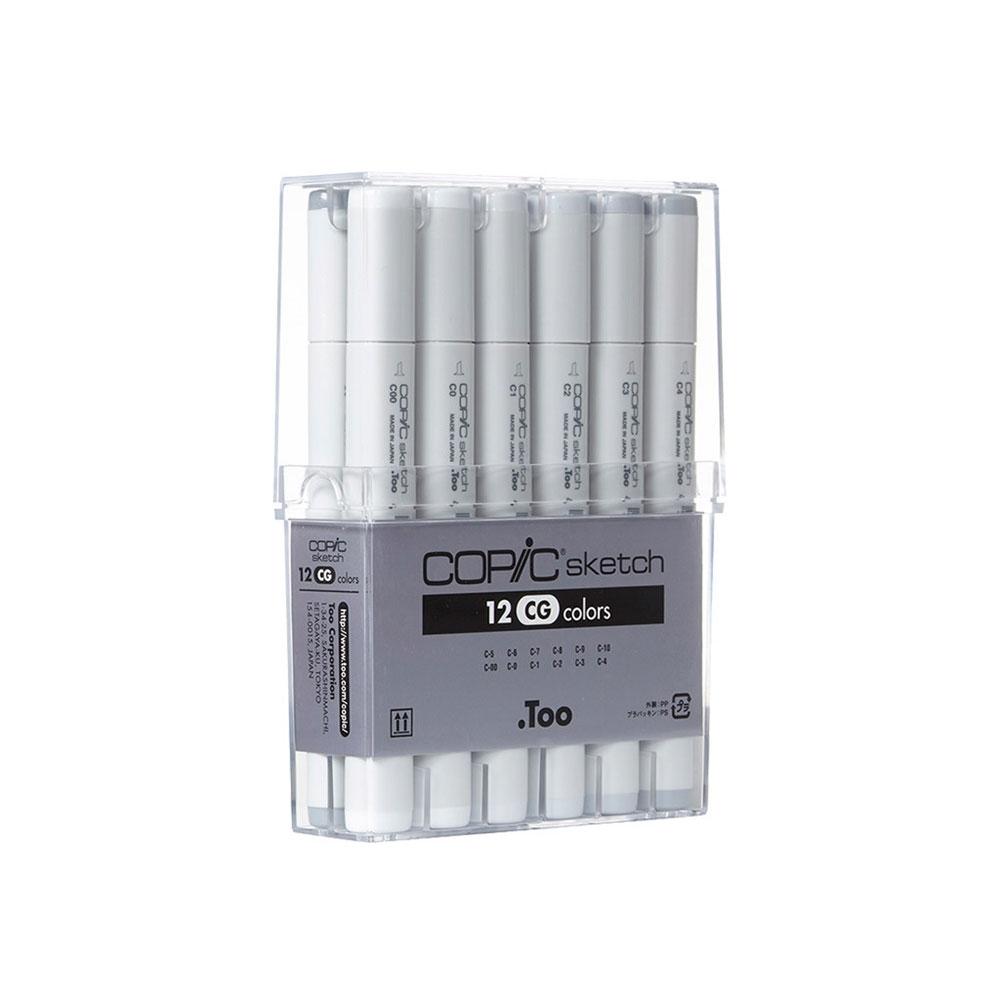 COPIC Sketch Marker 12pc Cool Gray
