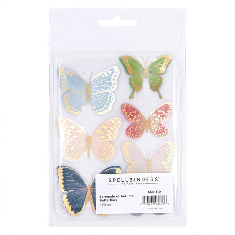 Spellbinders Dimensional Stickers Autumn Butterfly