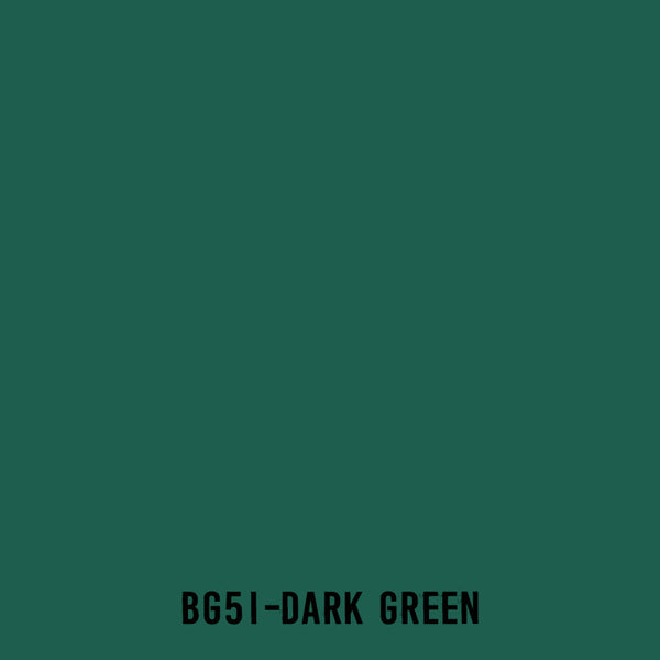 TOUCH Twin Brush Marker BG51 Dark Green