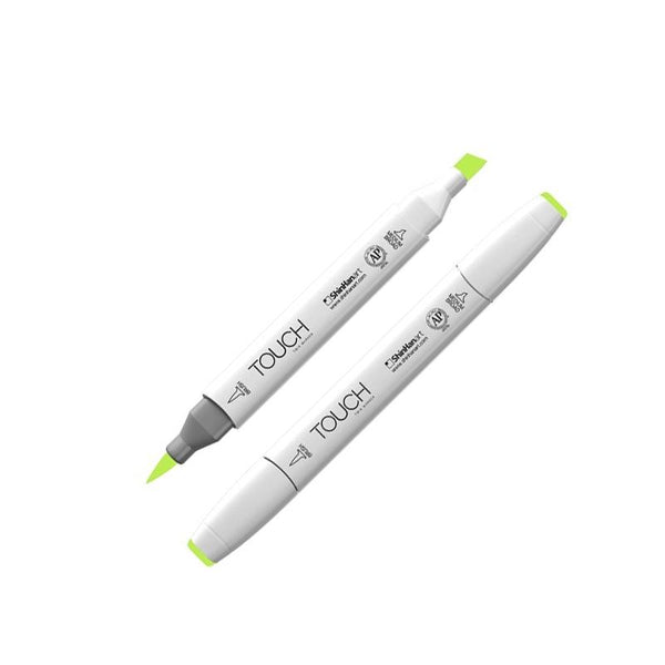 TOUCH Twin Brush Marker F124 Fluorescent Green