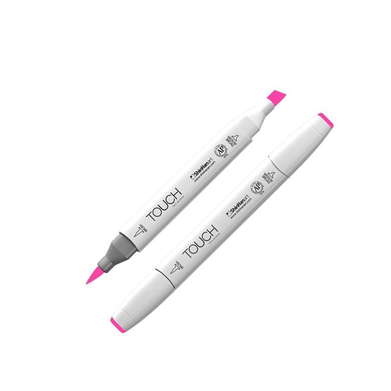 TOUCH Twin Brush Marker F126 Fluorescent Pink