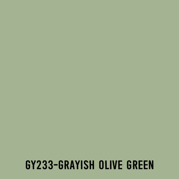 TOUCH Twin Brush Marker GY233 Grayish Olive Green
