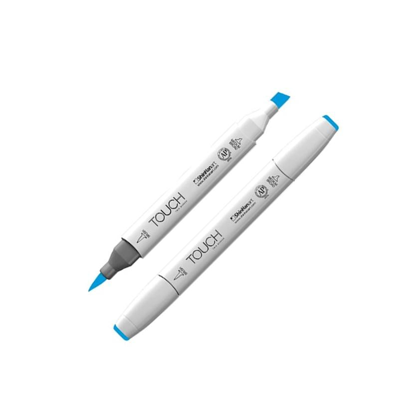 TOUCH Twin Brush Marker B262 Cerulean Blue Light