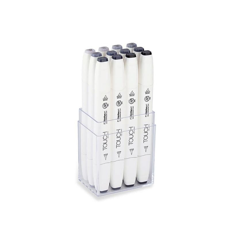 TOUCH Twin Brush Marker 12pc Cool Gray