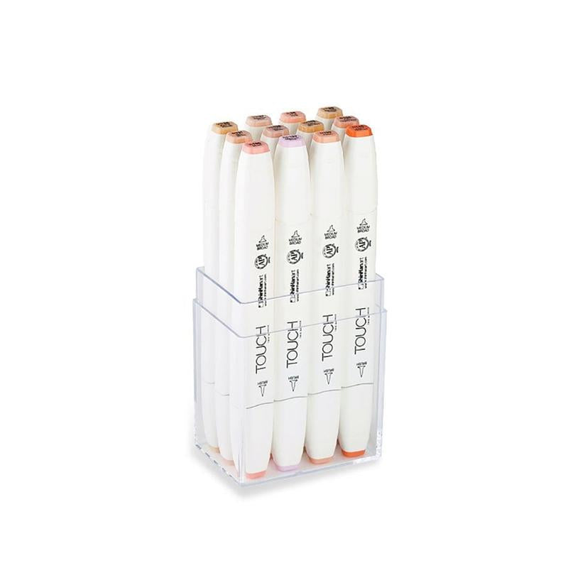 TOUCH Twin Brush Marker 12pc Skin A