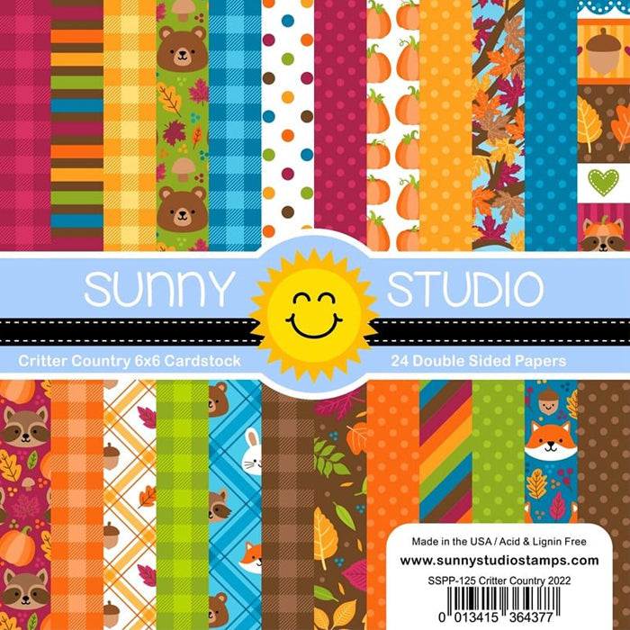 Sunny Studio Paper 6x6 Critter Country