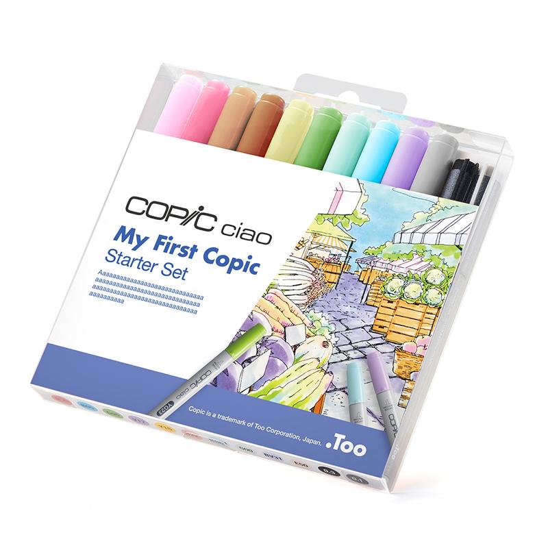 Too Copic JAPAN Ciao Sketch Pen debut 6 Color Pens Set character