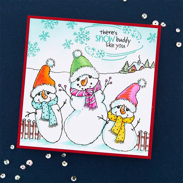 Stampendous Clear Stamps FransFormer Snowy Friends