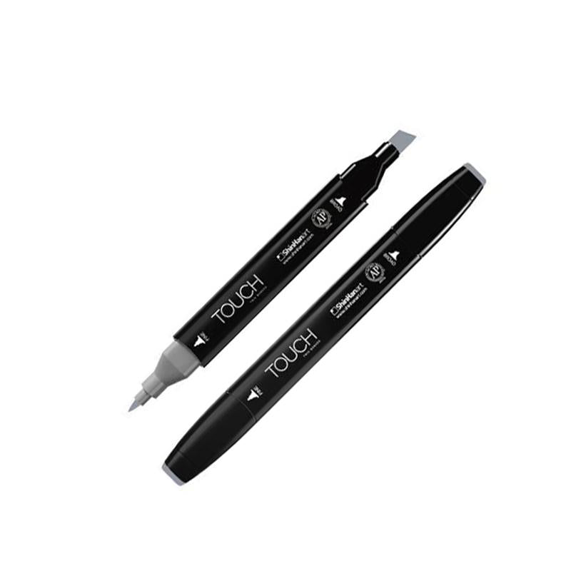 Graphit Twin Tip Marker – Alkoholbasierter Zeichenstift In Cool Grey 3