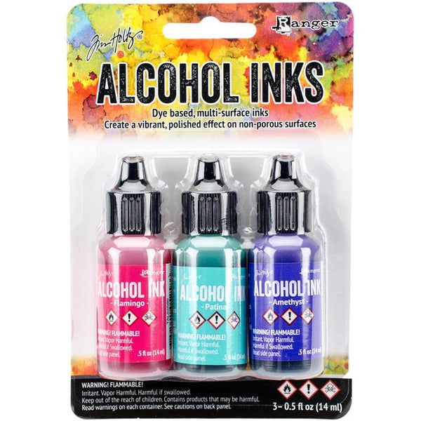 Alcohol Inks, Tim Holtz, Adirondak, 1/2 Ounce Bottle With Special Tip, Use  With Copic Markers on Non-porous & Porous Surfaces, Ranger Inks 