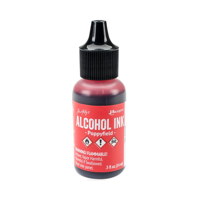 Tim Holtz Alcohol Ink Poppyfield