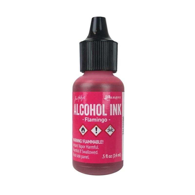 Tim Holtz Alcohol Ink Flamingo