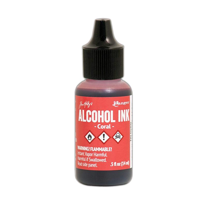 Tim Holtz Alcohol Ink Coral