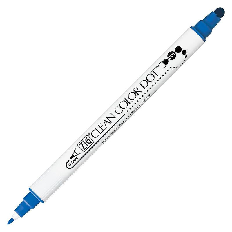 Zig Clean Color Dot Marker 032 Blue