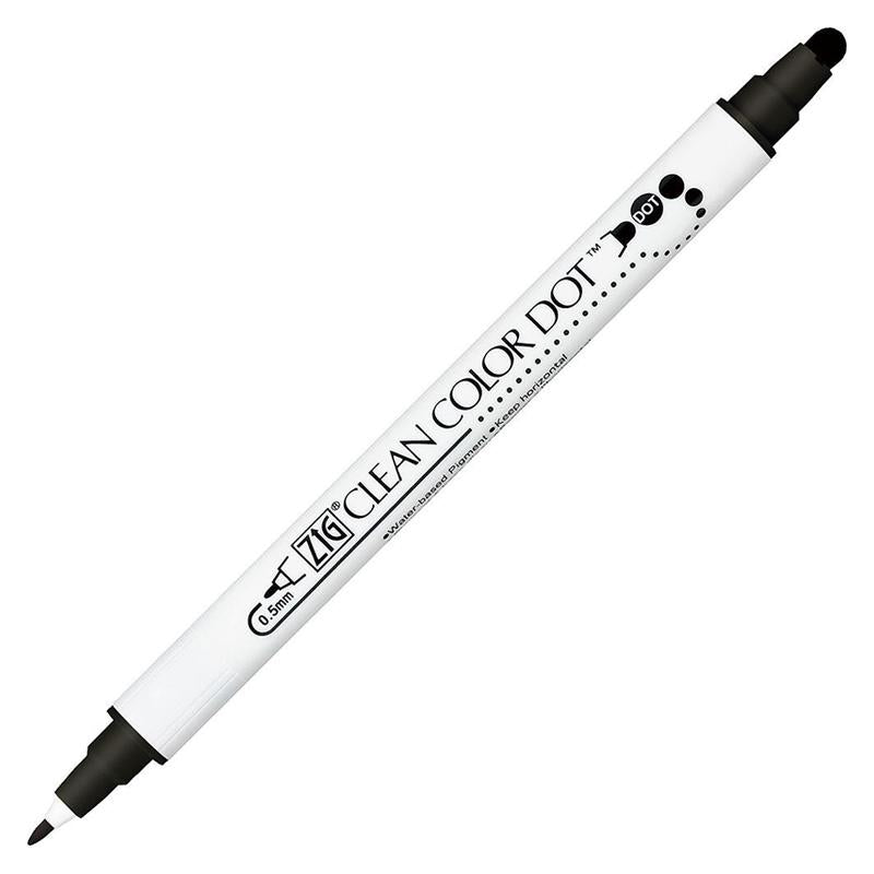 Zig Clean Color Dot Marker 010 Black
