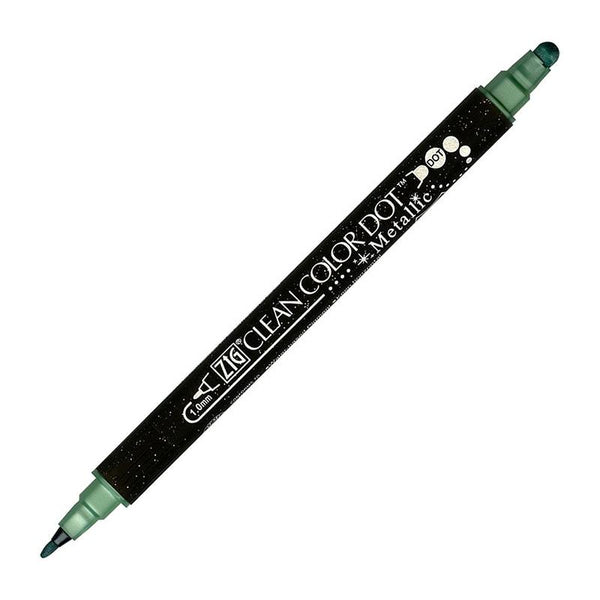 Zig Clean Color Dot Marker 121 Metallic Green