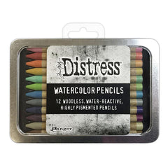 Tim Holtz Distress Watercolor Pencils 12pc Set 2