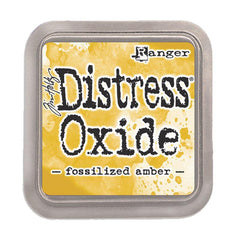 Tim Holtz Distress Oxide Pad Fossilized Amber