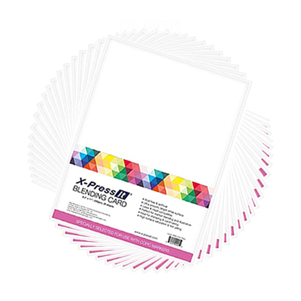 X-Press IT Blending Card Paper Bright White 8.5 x 11 – MarkerPOP